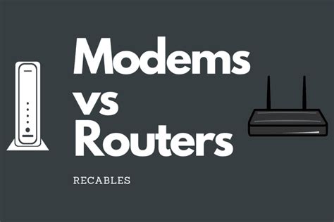 Whats The Difference Between Modems And Routers