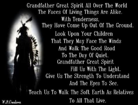 Grandfathers Great Spirit Native American Prayers Native American