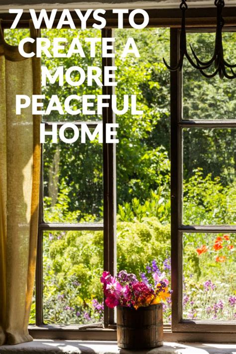 7 Ways To Create A More Peaceful Home Dr Helen Edwards Writes