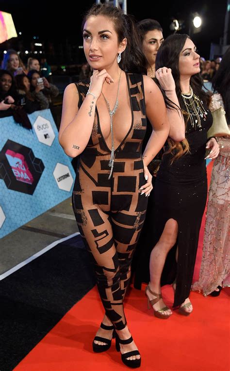 MTV EMAs Reality Vixen Turns Flasher In Totally See Through Get Up Daily Star