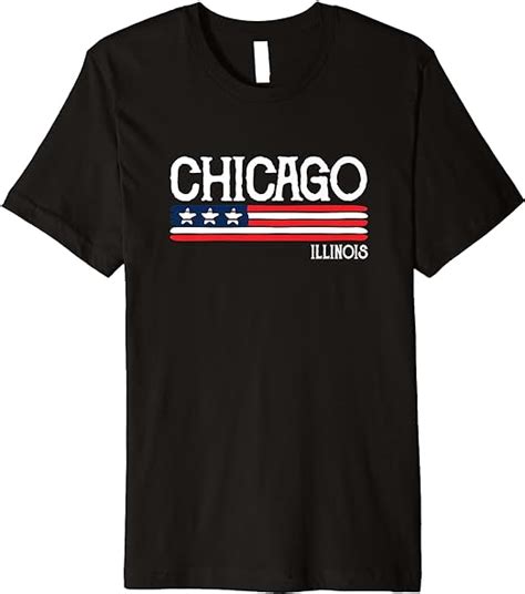 Chicago Illinois Souvenir T Premium T Shirt Clothing