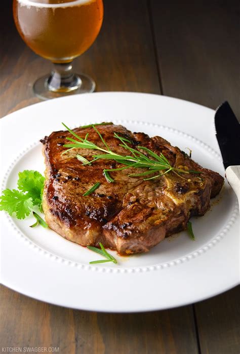 T Bone Steak With Garlic And Rosemary Recipe Grilled Steak Recipes