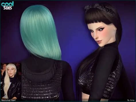 Sims 4 Hairs The Sims Resource Anto Nocturnal Hair By Alesso