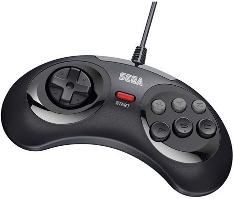 Retro Bit Sega Mega Drive 8 Button Arcade Pad With Usb Black Desde 25