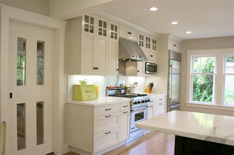 The timeless trend of shaker cabinets comes from the early 1800s. Photo Page | HGTV