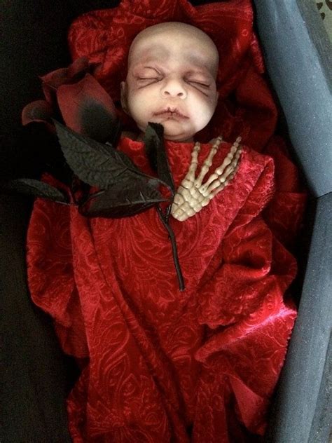 OOAK Reborn Baby Vampire With Victorian Coffin Di TheHopeChestTX Easy Diy Halloween Diy