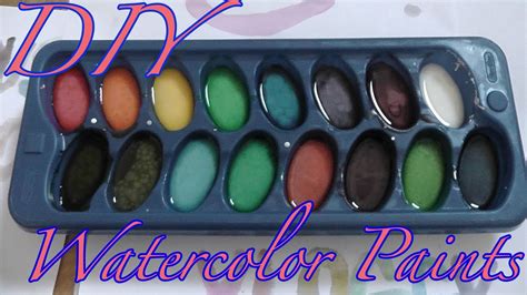 Diy Watercolor Paints Youtube