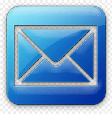 Email Icons Blue Square Email Icon Png Free Png Images Toppng