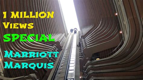 Marriott Marquis Elevators In Atlanta Ga Youtube