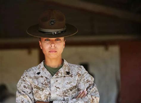 The Few The Proud Drill Instructor Female Marines Military Women