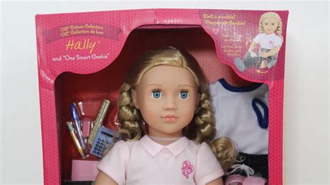 our generation deluxe collection hally doll review youtube