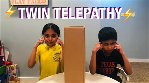 “twin Telepathy Challenge” Youtube
