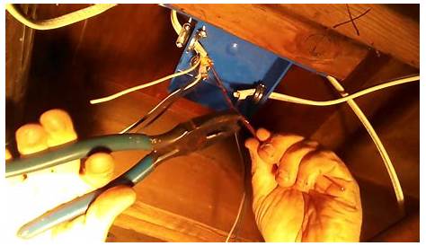 connecting wires in a junction box