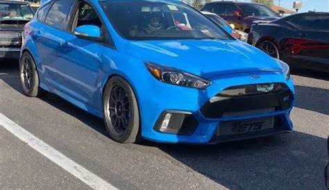 ford focus rs 1 4 mile time