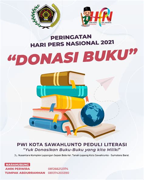 Pwi Sawahlunto Peduli Literasi Scientia Indonesia