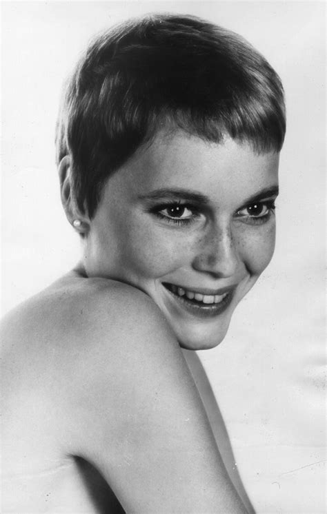 30 beautiful portraits of mia farrow with pixie haircut in the 1960s ~ vintage everyday