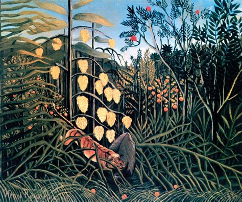 Henri Rousseau Post Impressionist Jungle Paintings Primitivism