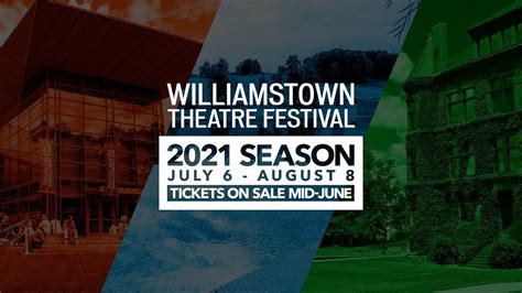 Williamstown Theatre Festival 2021 Season Announcement Youtube