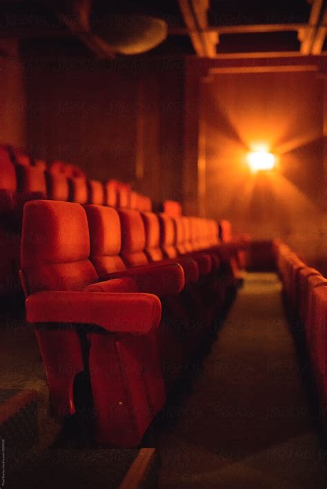 Red Theatre Seats By Stocksy Contributor Pixel Stories Stocksy