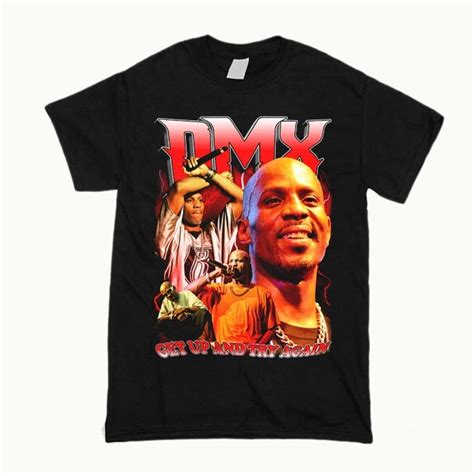 Dmx T Shirt Hip Hop Rap Tee Vintage S Dmx Shirt Rapper Etsy