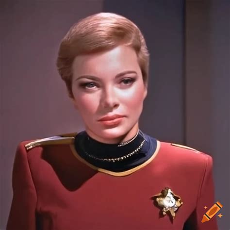 Cosplay Of Female Captain Kirk From Star Trek