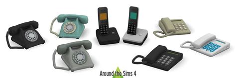 Around The Sims 4 Custom Content Download Home Phones Around The