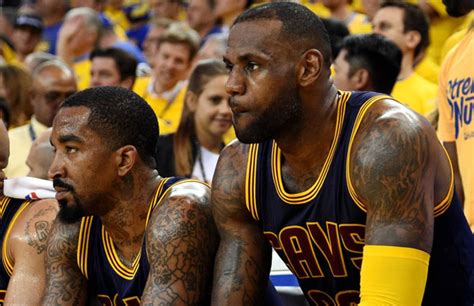 Lebron james reacts to jr smith costing the cavaliers game 1 of the 2018 nba finals! LeBron James on Cavaliers Not Re-Signing J.R. Smith Yet ...