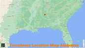 Tuscaloosa, Alabama Map