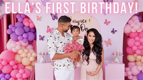 Ella Roses First Birthday Party Dhar And Laura Youtube