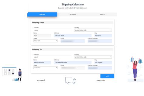 Shipping Calculator Purchase Shipping Label And Tracking For Customers