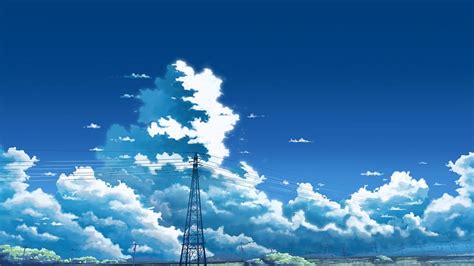 Anime Scenery Clouds Anime Sky Resolution Aesthetic Anime Sky Hd