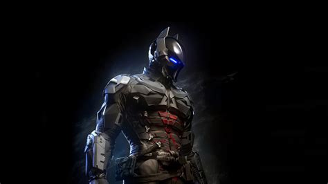 Download Wallpaper 1600x900 Armour Suit Batman Arkham Knight