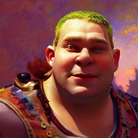 A Beautiful Painting Of Attractive Shrek Art Stable Diffusion Openart