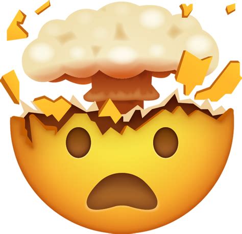 Exploding Face Emoji Free Download All Emojis Emoji Island