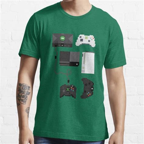 Pixel History Xbox T Shirt For Sale By Pootermobile04 Redbubble