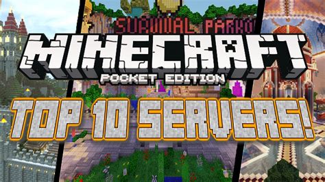 Top 10 Servers For Minecraft Pocket Edition Youtube