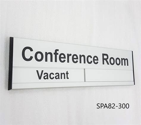 Aluminium Door Sign Vacantoccupied With Room Name Pronto Dynamic