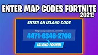 How To Enter Map Codes In Fortnite! 2021 - YouTube
