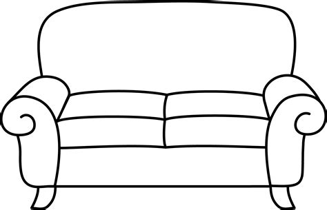 Living Room Clipart Clip Art Drawing Furniture