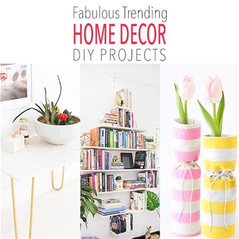 These are the home decor trends that'll go down as visually defining 2018. Fabulous Trending Home Decor DIY Projects - The Cottage Market