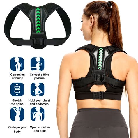 Adjustable Back Shoulder Posture Corrector Belt Clavicle Spine Support