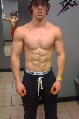 Shirtless Male Muscular Frat Babe Jock Ripped Abs V Line Beefcake Photo Sexiz Pix