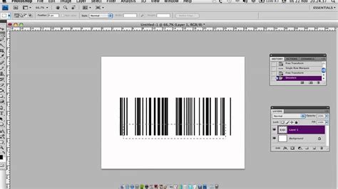 How To Make Barcodes Tutorial In Photoshop Youtube