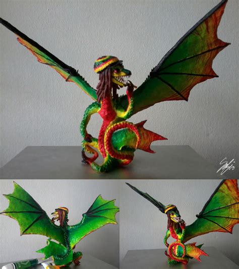 Rastafari Dragon By Bravebabysitter On Deviantart