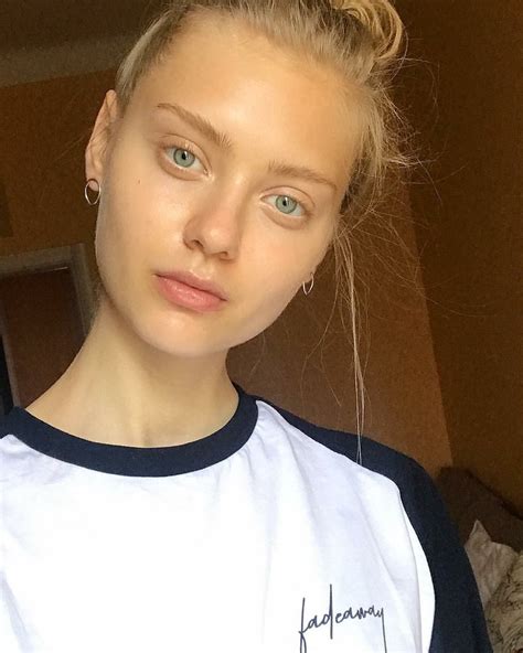 nastya kusakina blonde model russian models photo styling model agency woman face