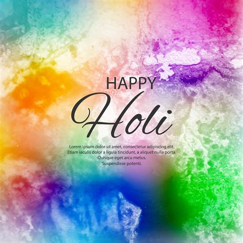 Happy Holi Colorful Background With Festival Background 244900 Vector