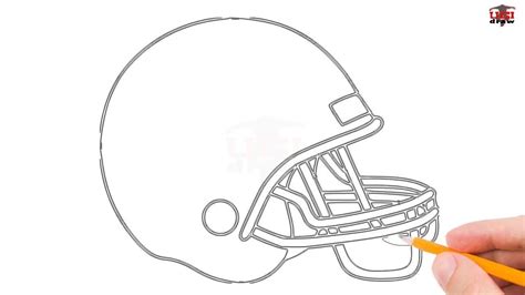 Drawing A Football Helmet1000 Special Youtube