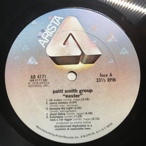 Patti Smith Group Easter Vinyl Discogs