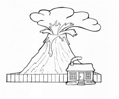 Free Printable Volcano Coloring Pages For Kids