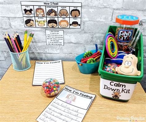 Calm Down Kit Ideas For The Elementary Classroom